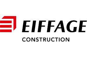 Logo d'Eiffage, entreprise française spécialisée dans le secteur de la construction et des concessions.