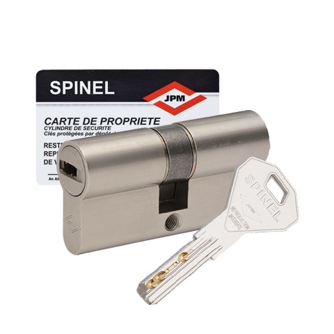 Cylindre JPM Spinel, économique et confortable avec clé réversible